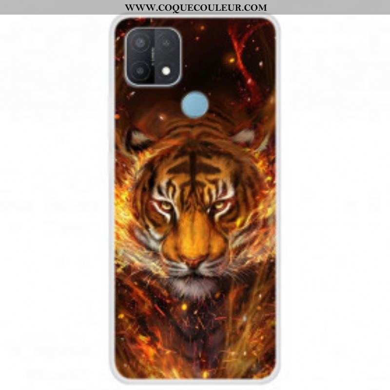 Coque Oppo A15 Tigre de Feu