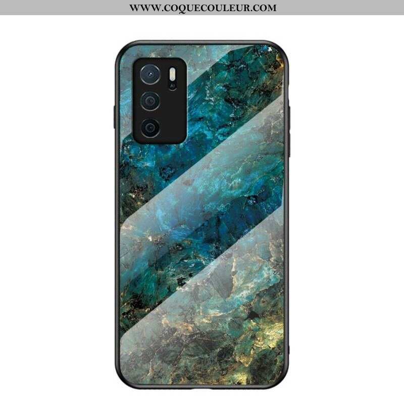 Coque Oppo A16 / A16s Verre Trempé Marble Colors