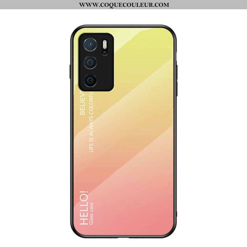 Coque Oppo A16 / A16s Verre Trempé Hello