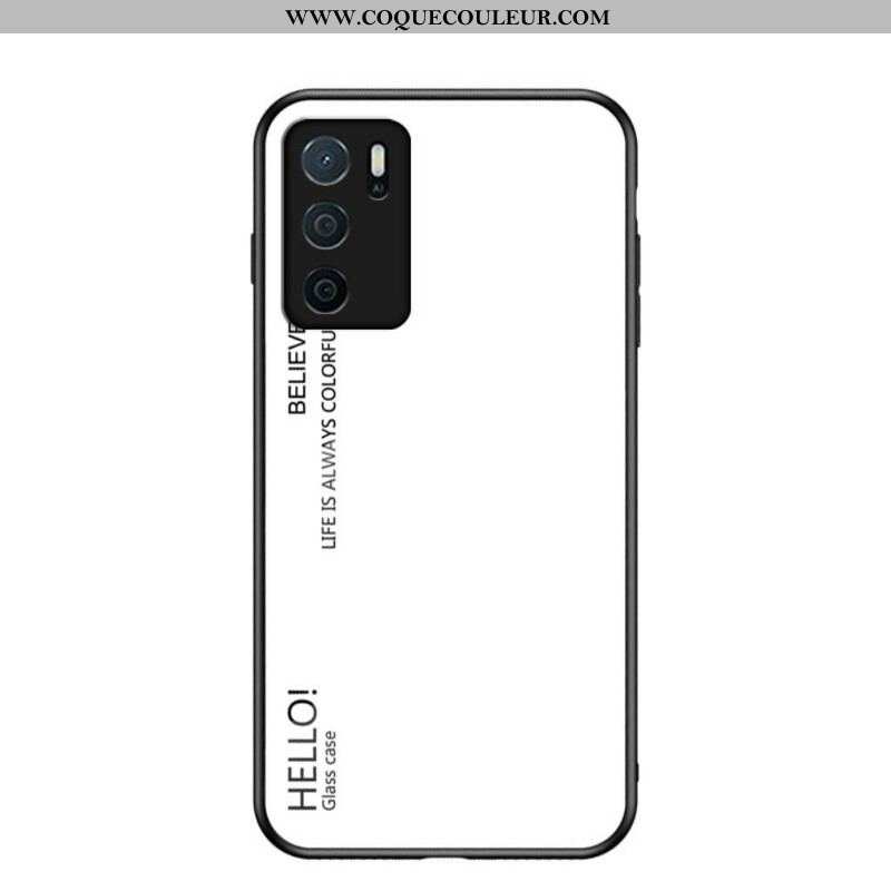 Coque Oppo A16 / A16s Verre Trempé Hello