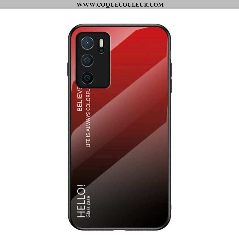 Coque Oppo A16 / A16s Verre Trempé Hello