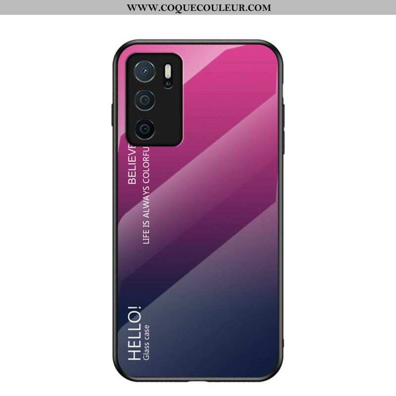 Coque Oppo A16 / A16s Verre Trempé Hello