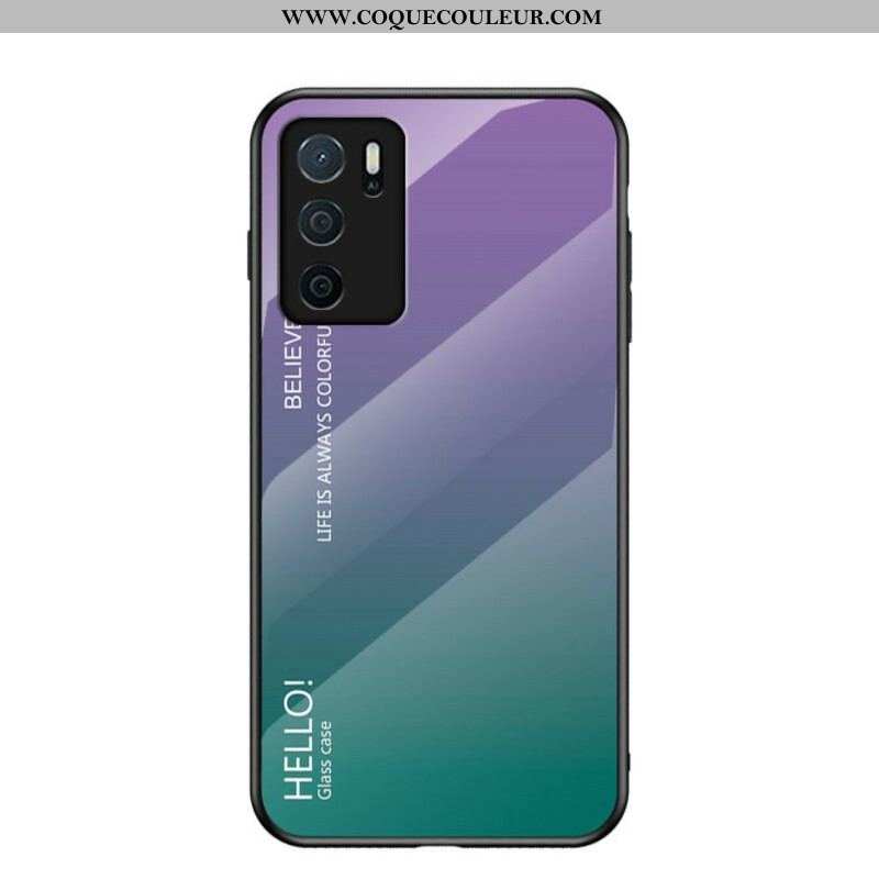 Coque Oppo A16 / A16s Verre Trempé Hello