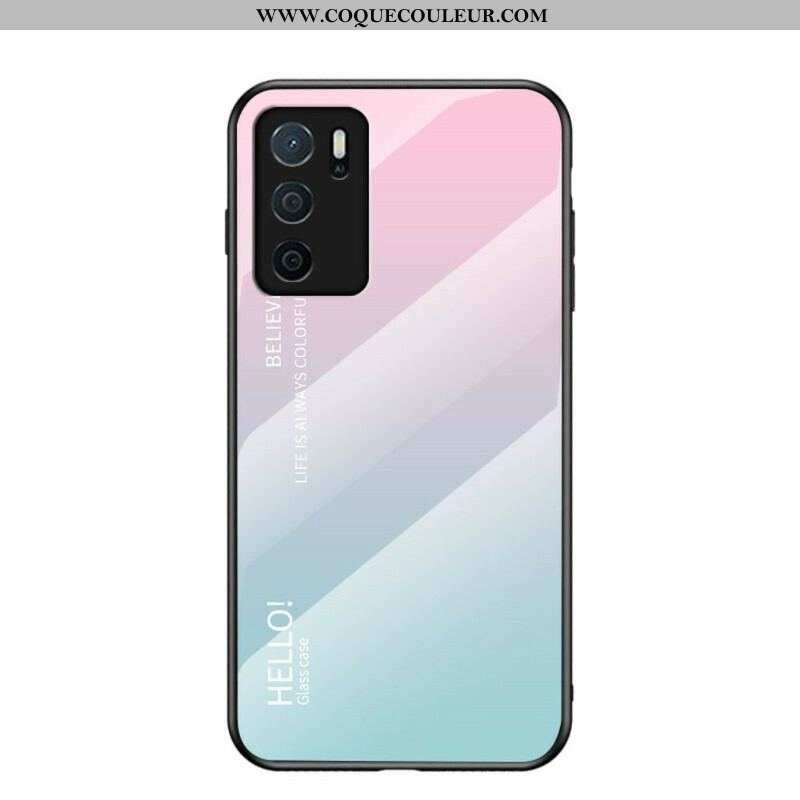 Coque Oppo A16 / A16s Verre Trempé Hello