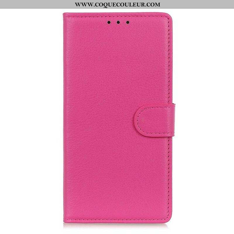 Housse Oppo A16 / A16s Simili Cuir Traditionnel