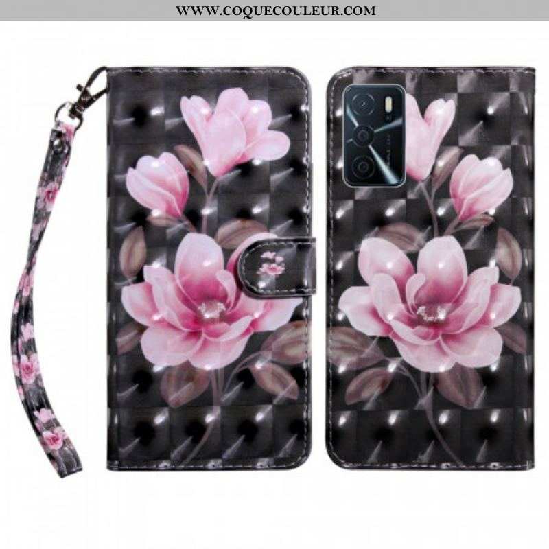 Housse Oppo A16 / A16s Fleurs Blossom