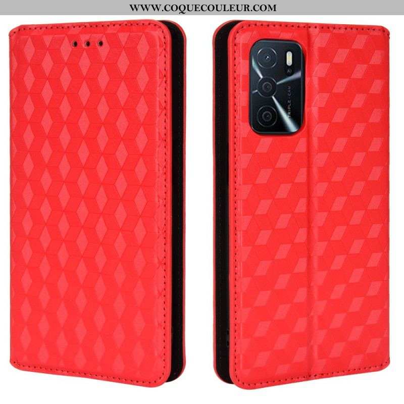 Flip Cover Oppo A16 / A16s Effet Cuir Diamant