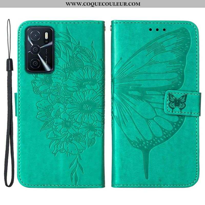 Housse Oppo A16 / A16s Papillon Design