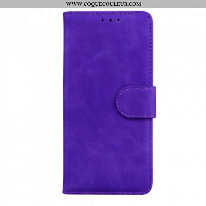 Housse Oppo A54 5G / A74 5G Effet Cuir Monochrome