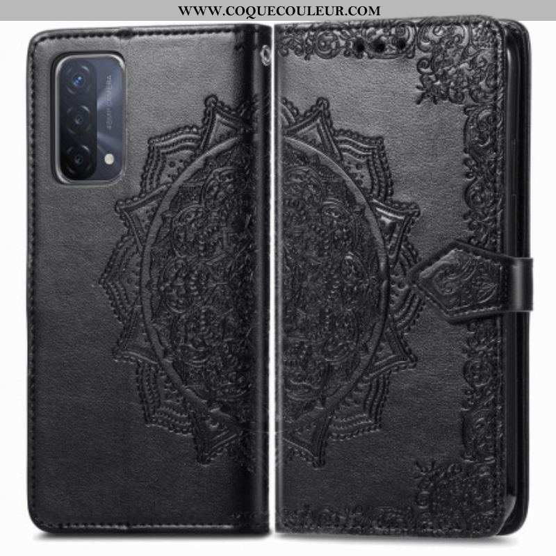 Housse Oppo A54 5G / A74 5G Mandala Moyen Age