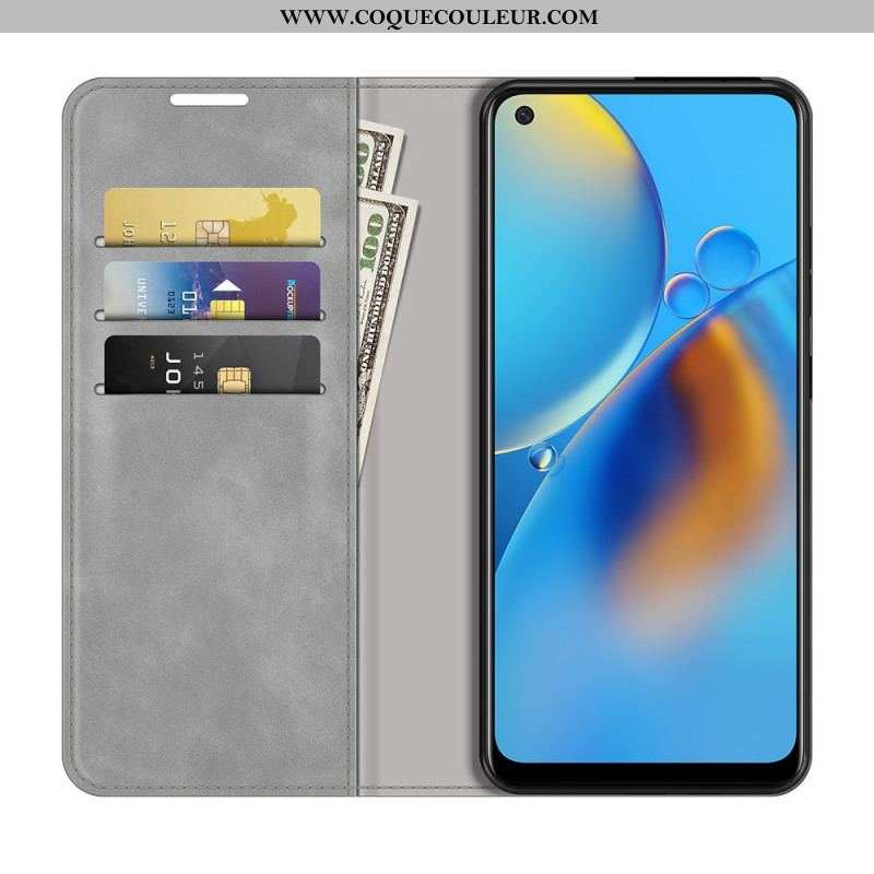 Flip Cover Oppo A74 4G Skin-Touch