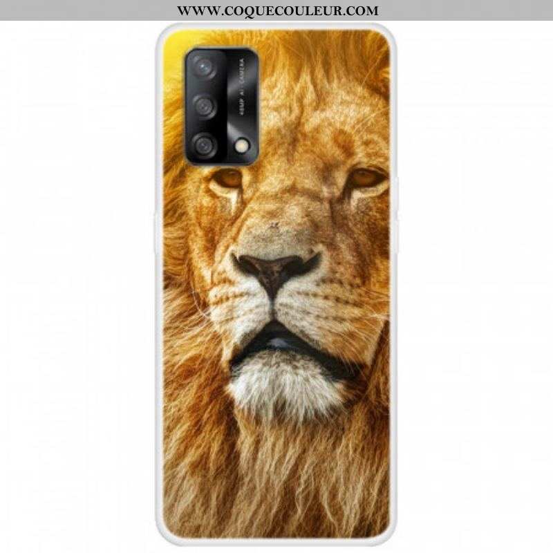 Coque Oppo A74 4G Lion