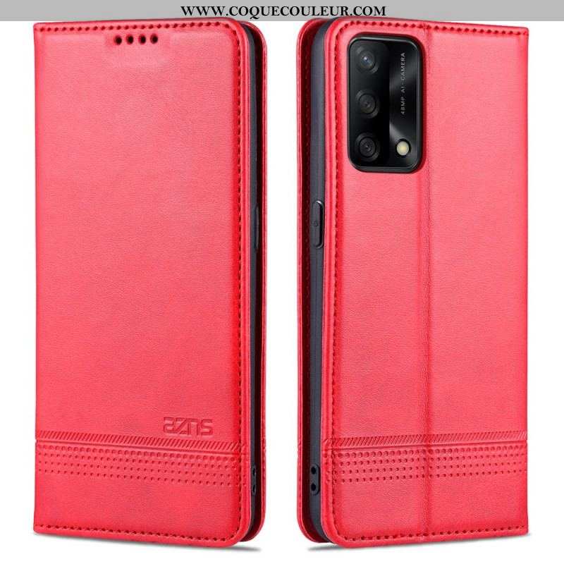 Flip Cover Oppo A74 4G AZNS Simili Cuir