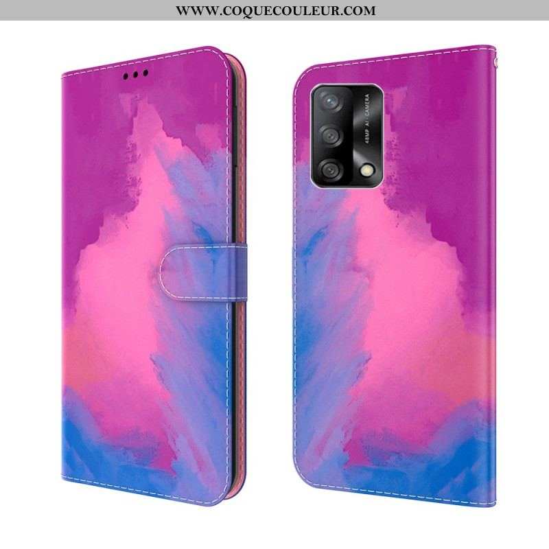 Housse Oppo A74 4G Aquarelle