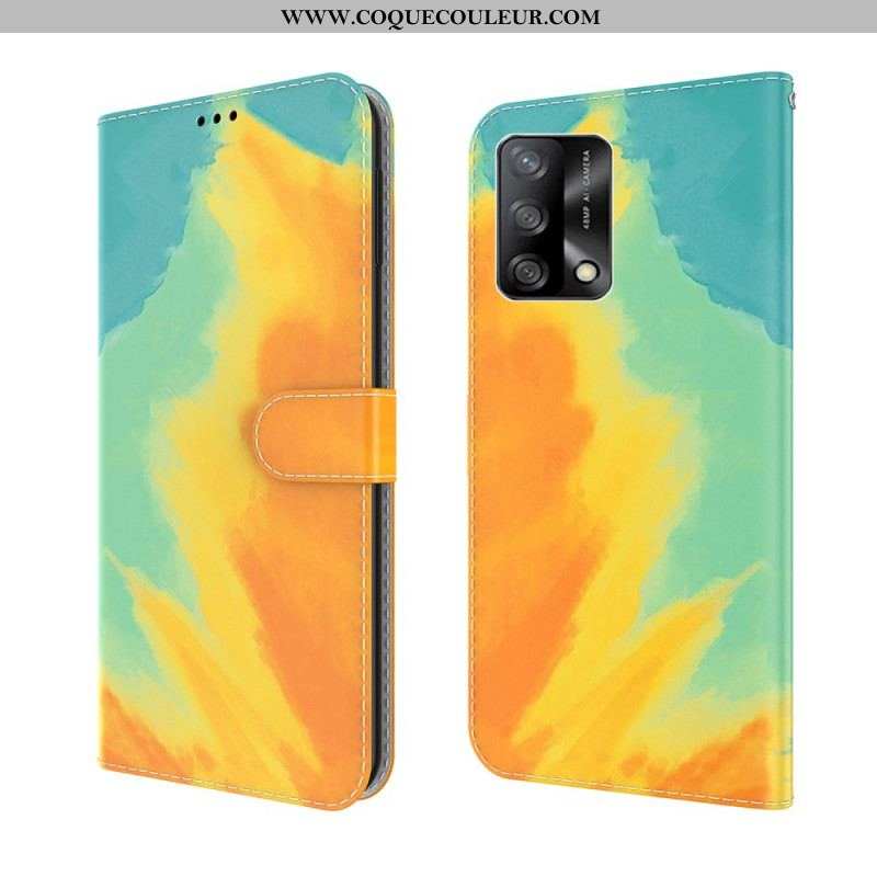 Housse Oppo A74 4G Aquarelle