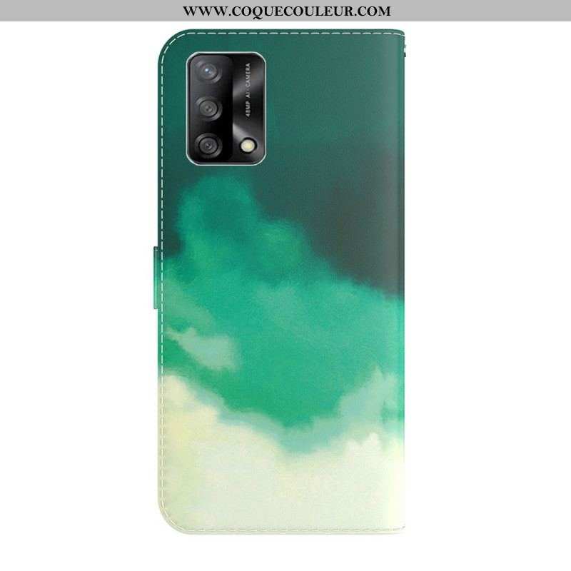 Housse Oppo A74 4G Aquarelle