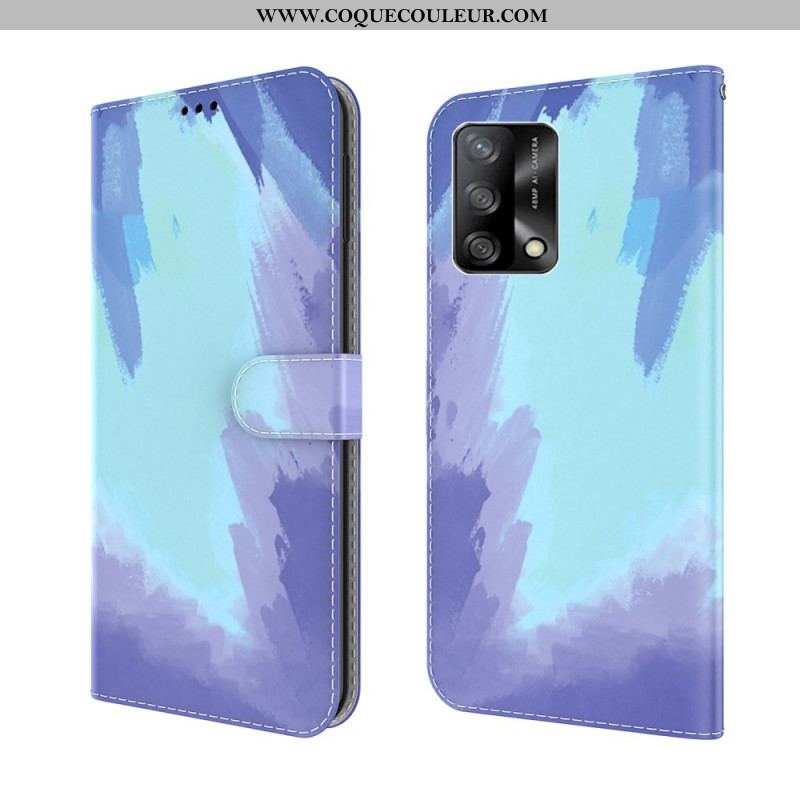 Housse Oppo A74 4G Aquarelle