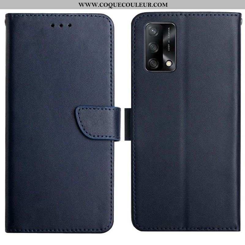 Housse Oppo A74 4G Cuir Nappa Véritable