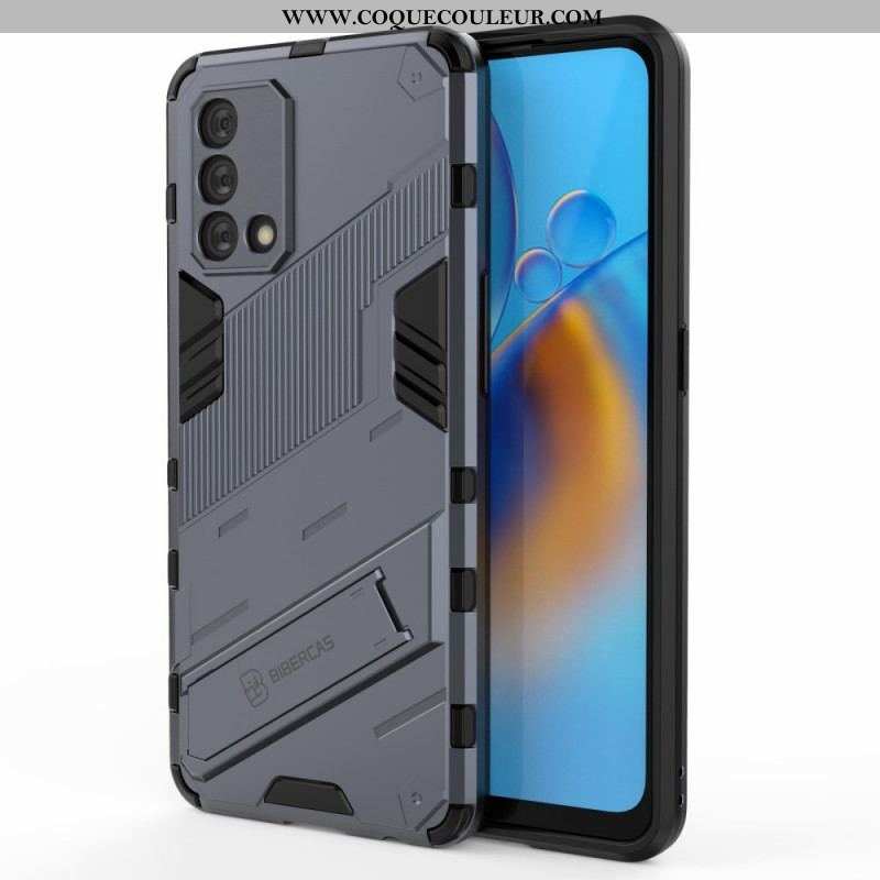 Coque Oppo A74 4G Support Amovible Deux Positions Mains Libres