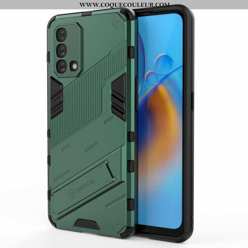 Coque Oppo A74 4G Support Amovible Deux Positions Mains Libres