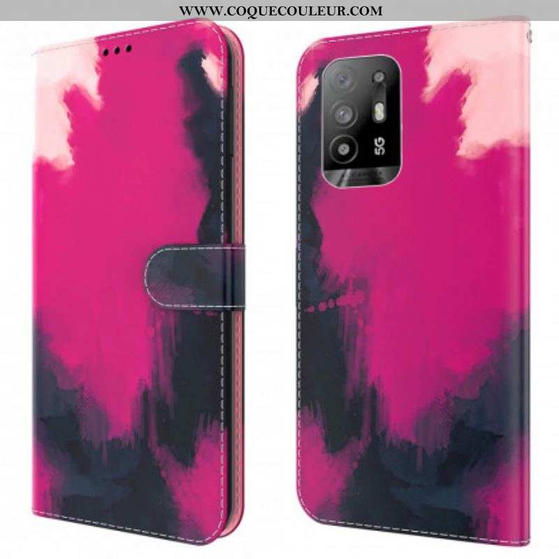 Housse Oppo A94 5G Aquarelle