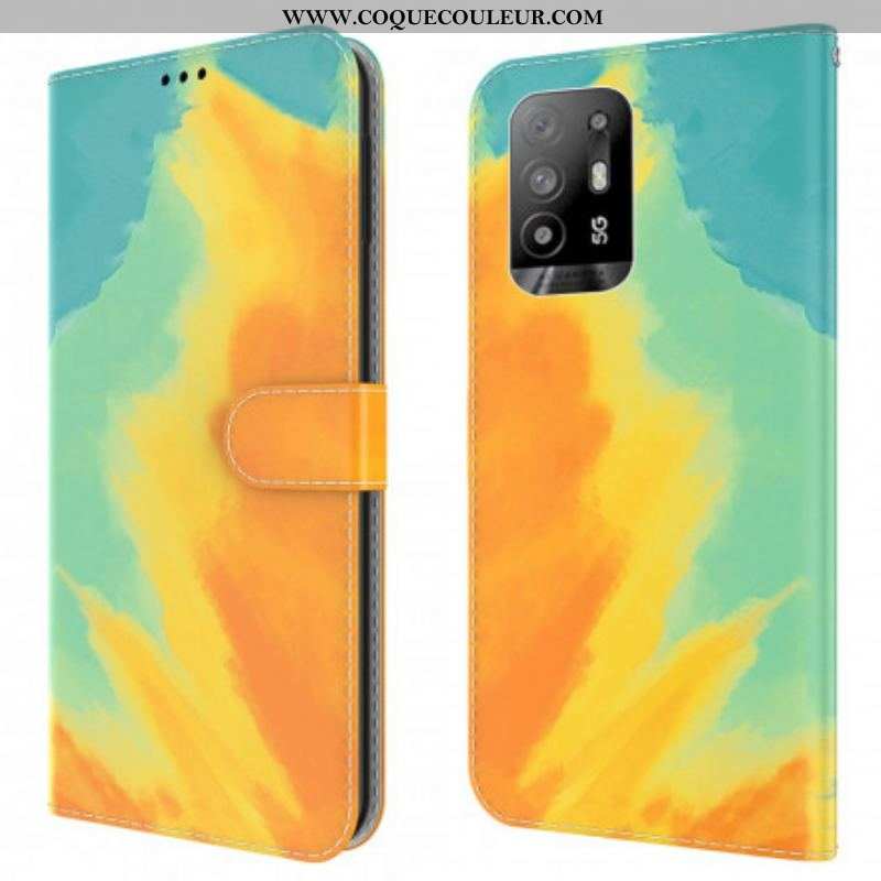 Housse Oppo A94 5G Aquarelle