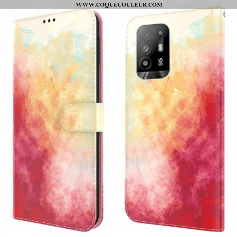 Housse Oppo A94 5G Aquarelle