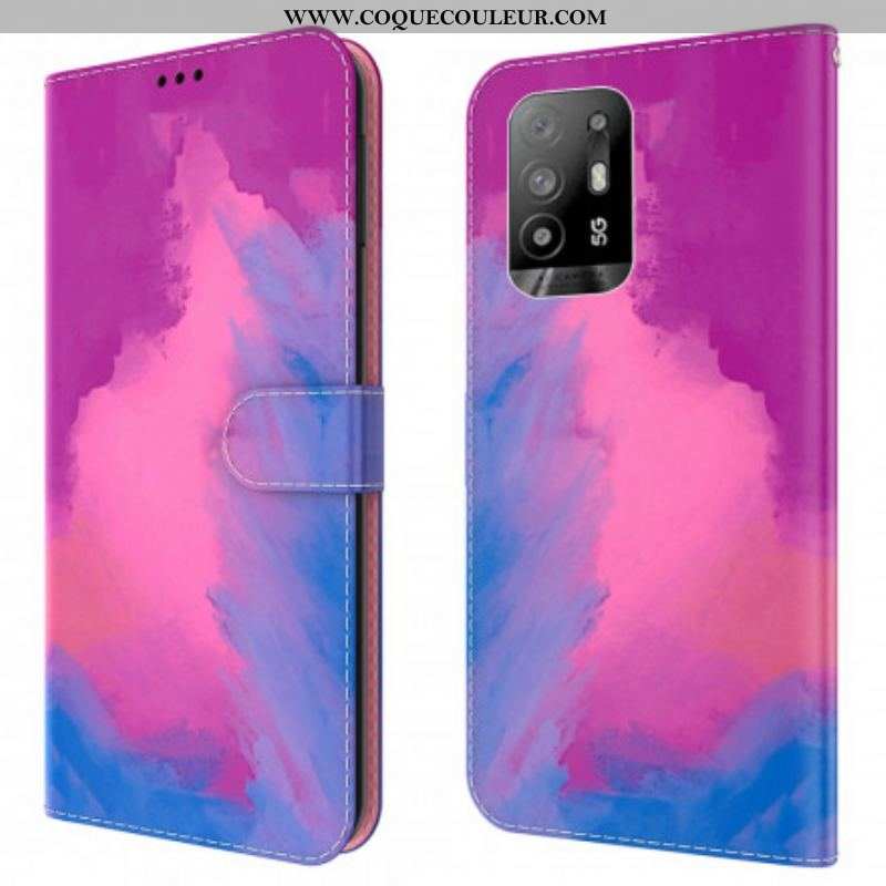 Housse Oppo A94 5G Aquarelle