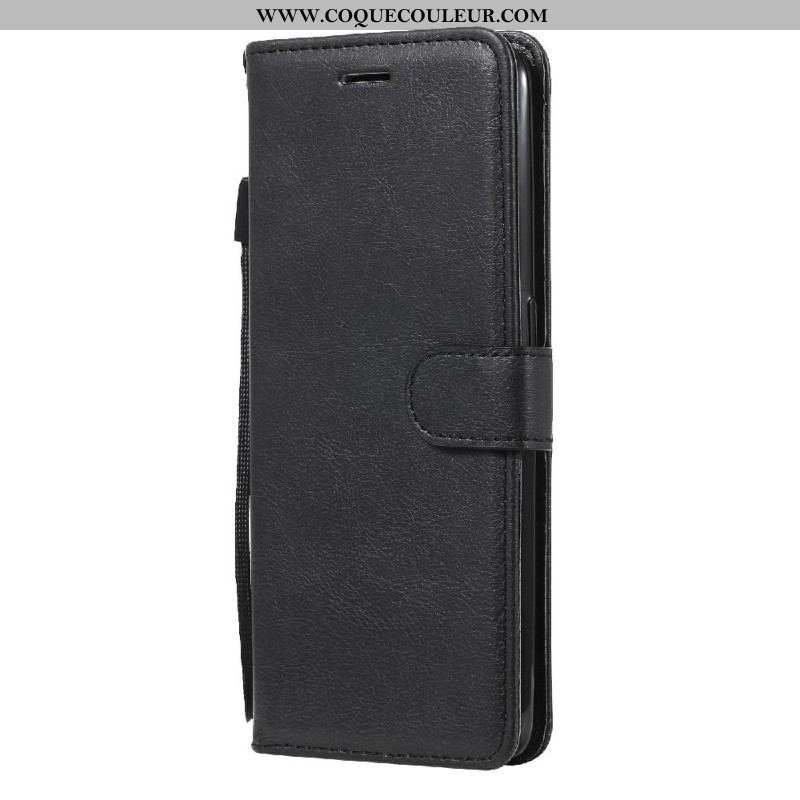 Housse Oppo A94 5G Simili Cuir avec Lanière
