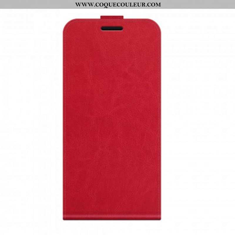 Housse Oppo A94 5G Rabat Vertical Effet Cuir