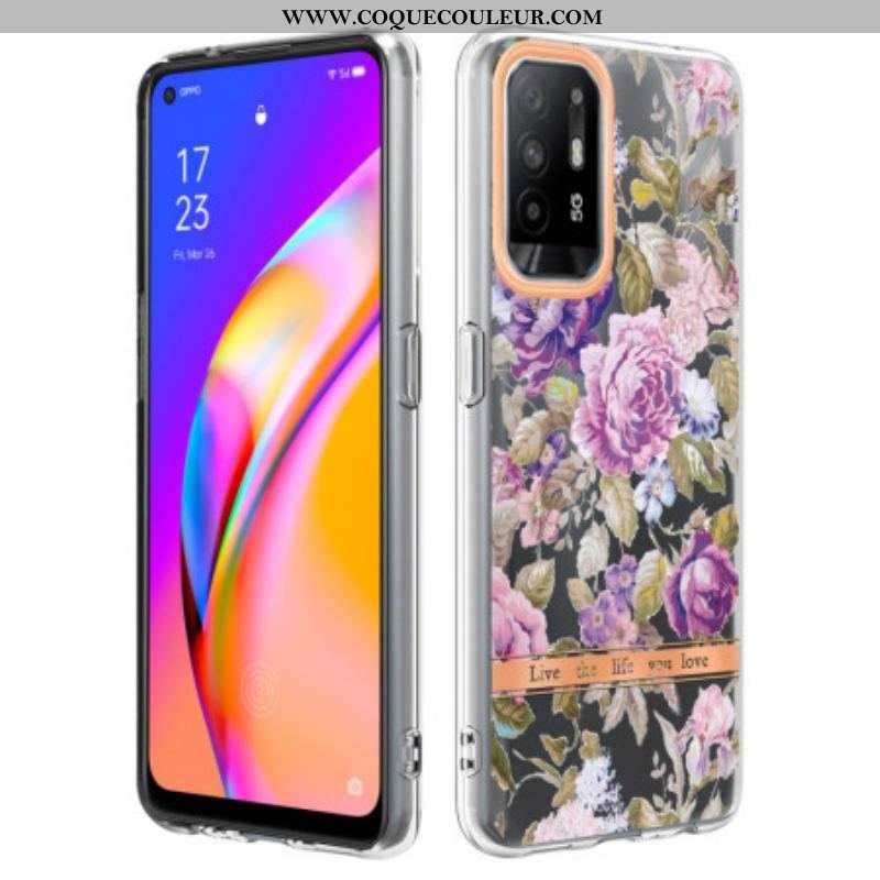 Coque Oppo A94 5G Fleurs Begonia