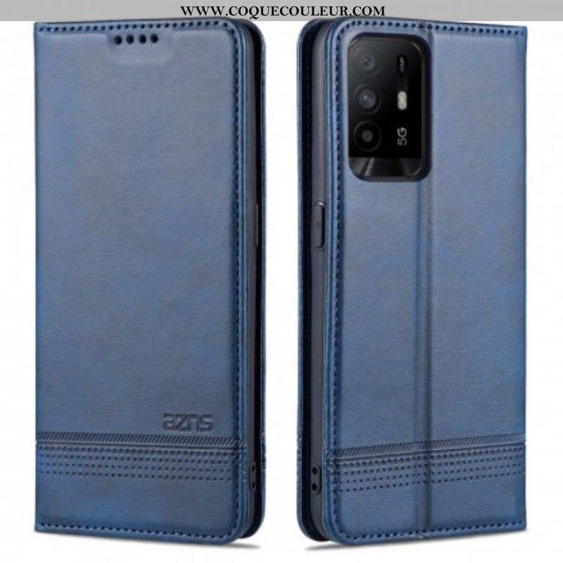 Flip Cover Oppo A94 5G Style Cuir AZNS