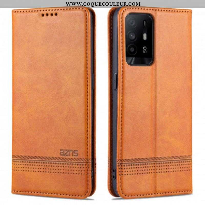 Flip Cover Oppo A94 5G Style Cuir AZNS