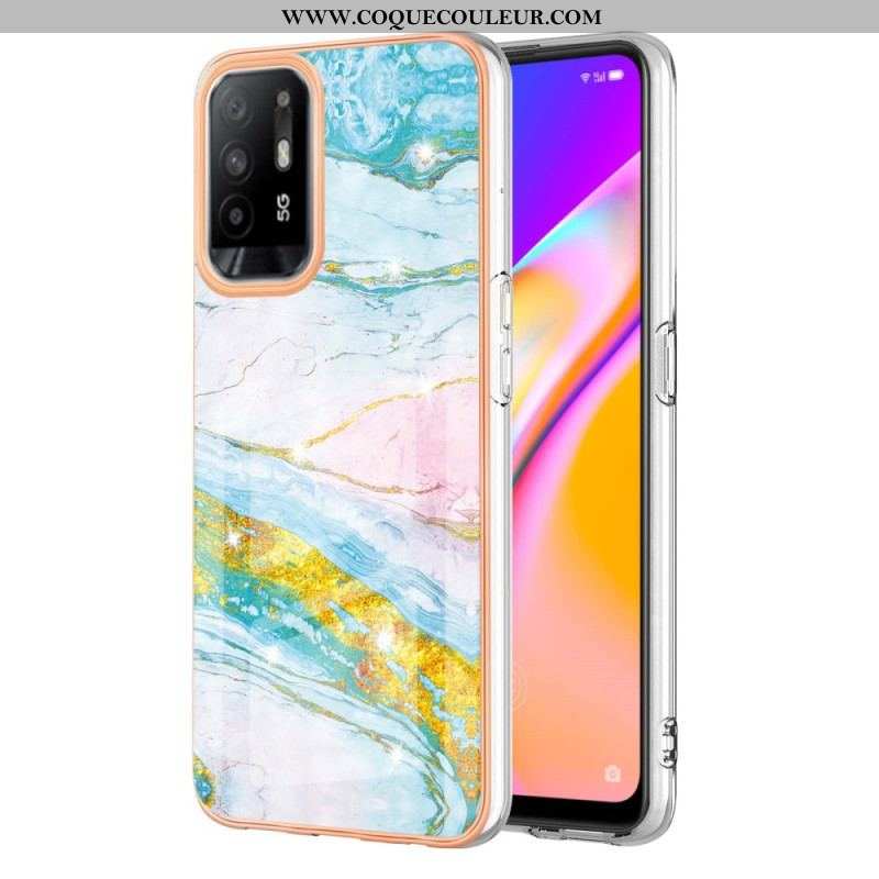 Coque Oppo A94 5G Marbre