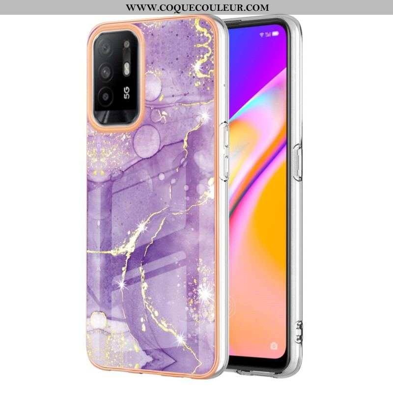 Coque Oppo A94 5G Marbre