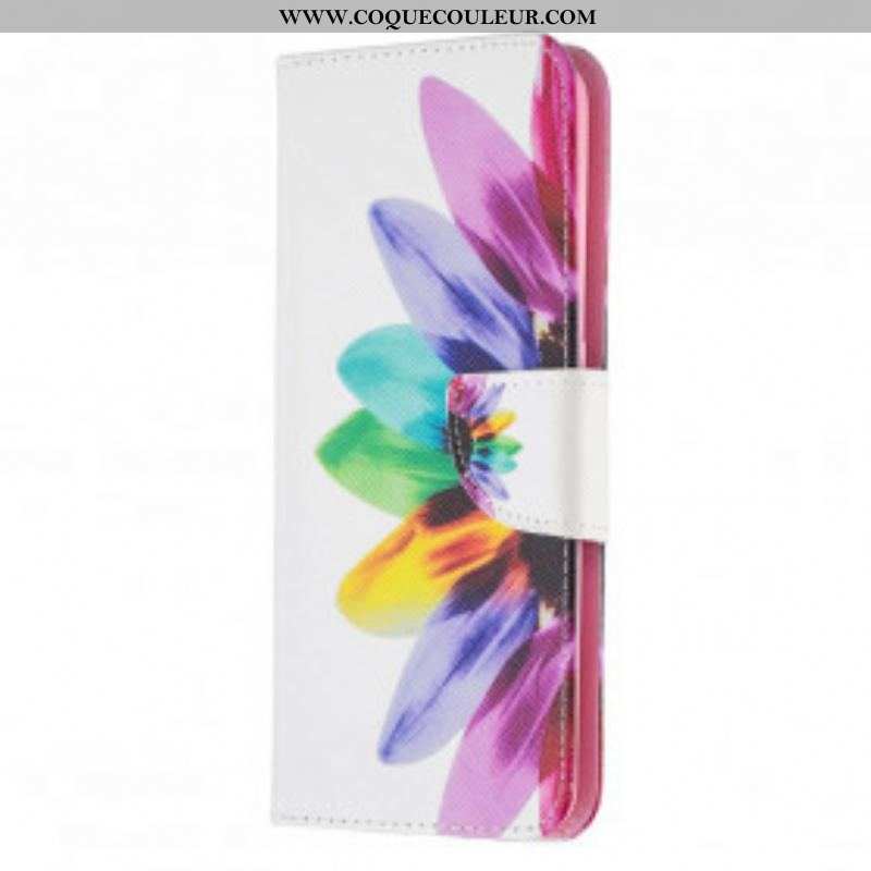 Housse Oppo A94 5G Fleur Aquarelle