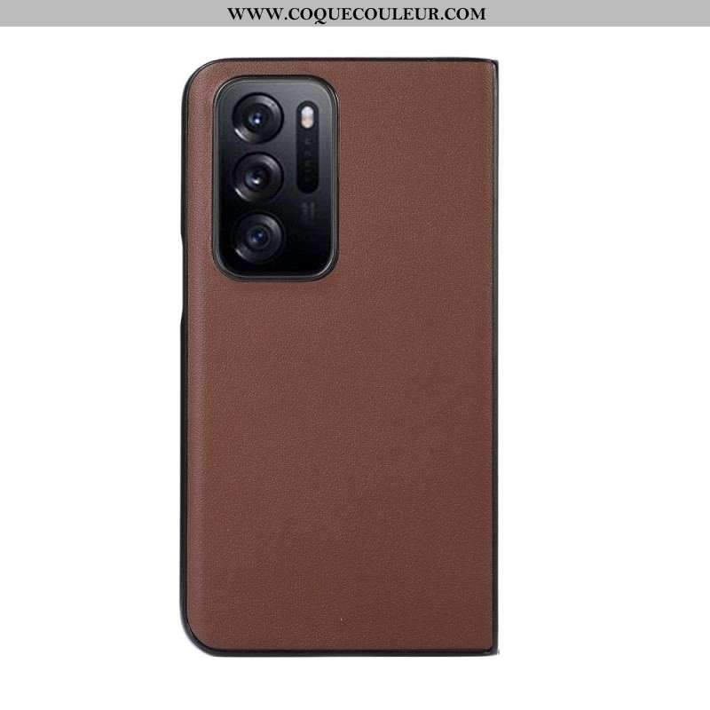 Coque Oppo Find N Véritable cuir