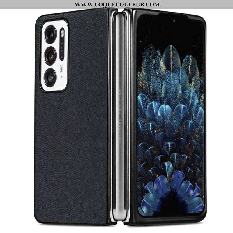 Coque Oppo Find N Simili Cuir Texturé