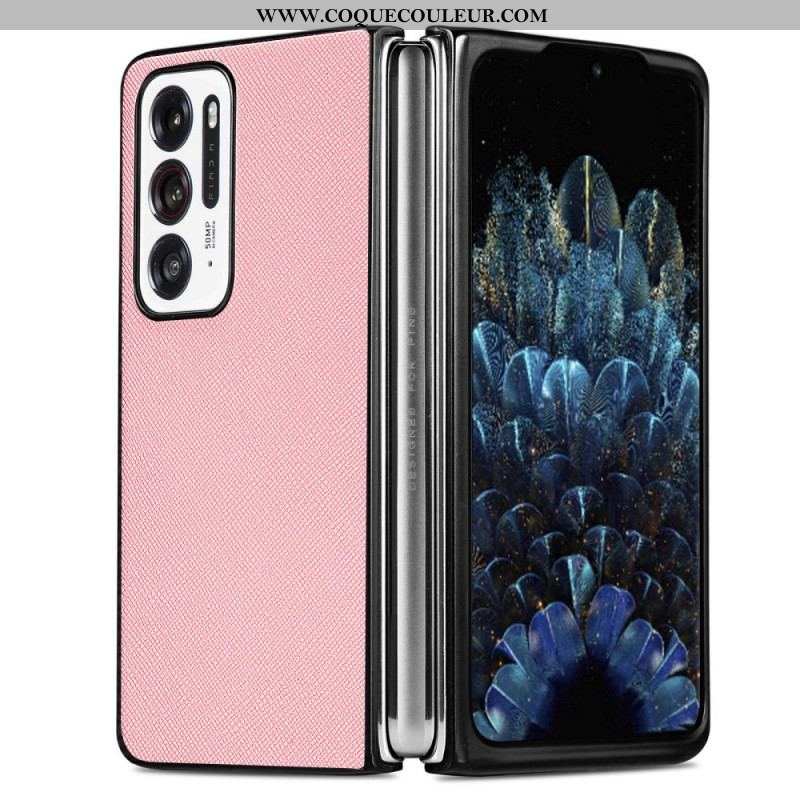 Coque Oppo Find N Simili Cuir Texturé