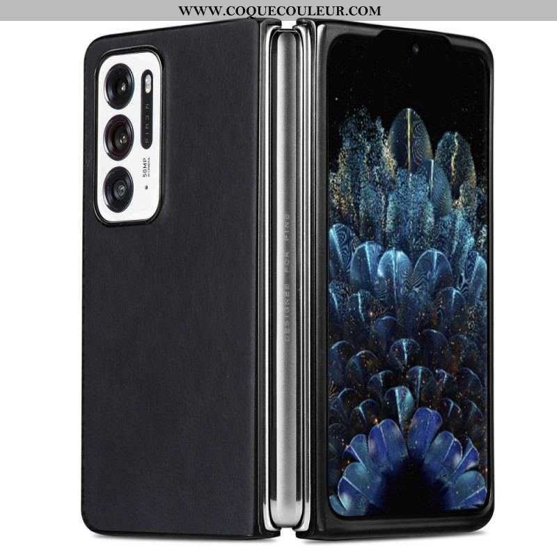 Coque Oppo Find N Simili Cuir Litchi