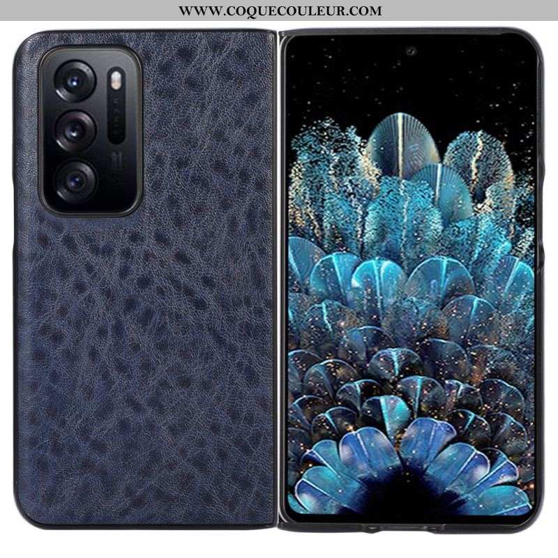 Coque Oppo Find N Design Cuir Texturé