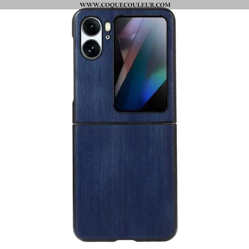 Coque Oppo Find N2 Flip Effet Cuir