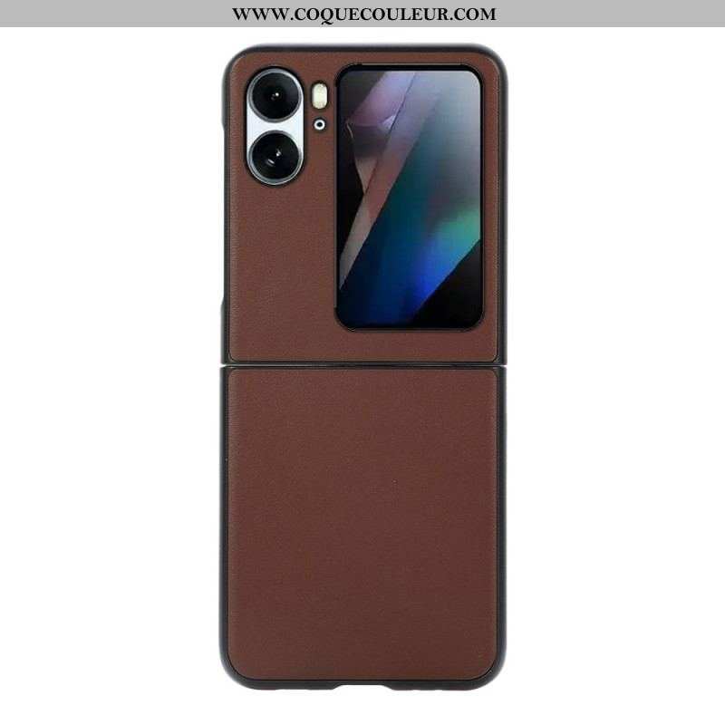 Coque Oppo Find N2 Flip Cuir Véritable