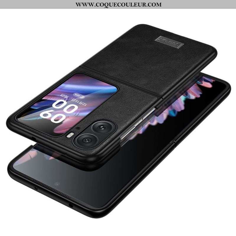 Coque Oppo Find N2 Flip Effet Cuir SULADA