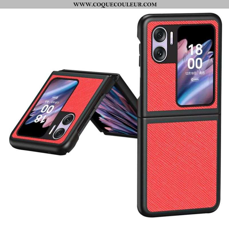 Coque Oppo Find N2 Flip Style Cuir Texturé