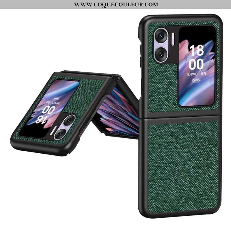 Coque Oppo Find N2 Flip Style Cuir Texturé