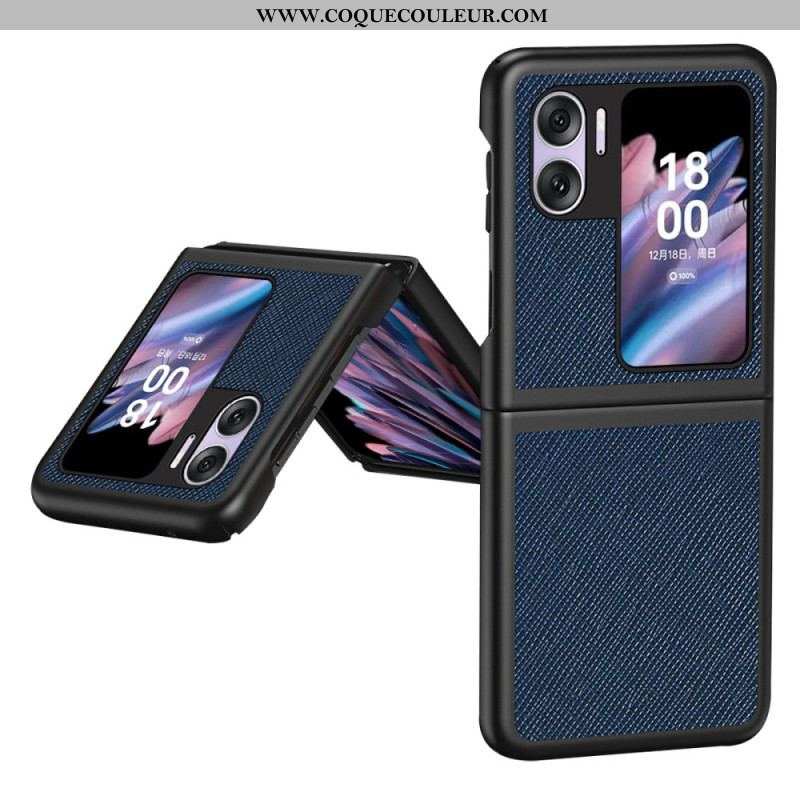 Coque Oppo Find N2 Flip Style Cuir Texturé