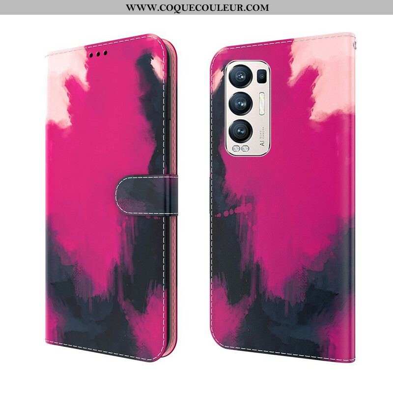 Housse Oppo Find X3 Neo Abstraction Coloré