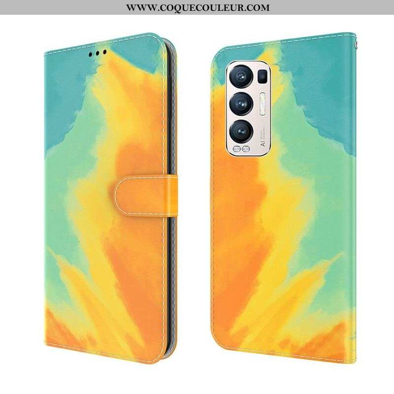 Housse Oppo Find X3 Neo Abstraction Coloré