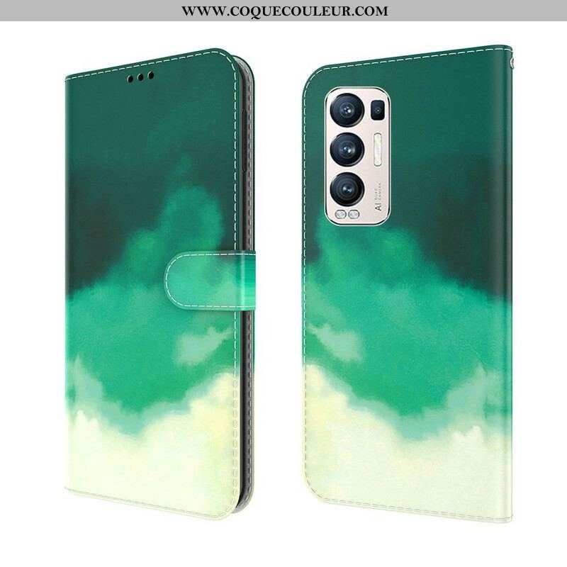 Housse Oppo Find X3 Neo Abstraction Coloré